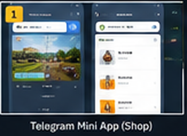 AradaCart concept UI showing the Telegram Mini App storefront
