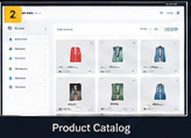 AradaCart concept UI showing the product catalog