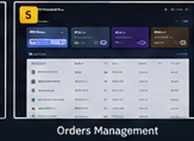 AradaCart concept UI showing orders management