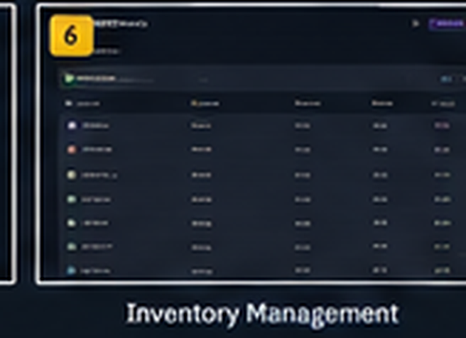 AradaCart concept UI showing inventory management