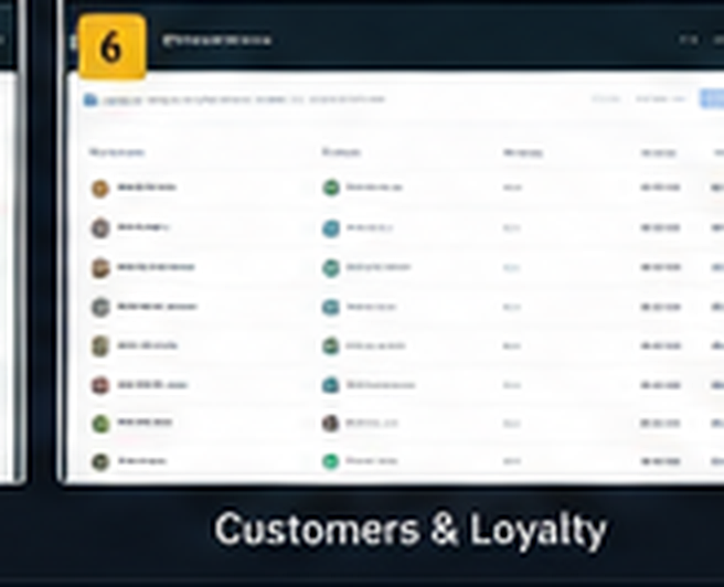 FSSS Limat POS concept UI showing customer management