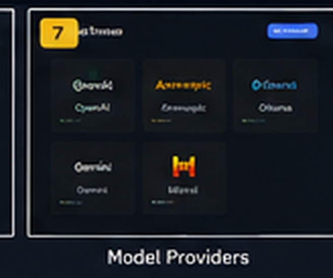 NAEP concept UI showing model provider configuration