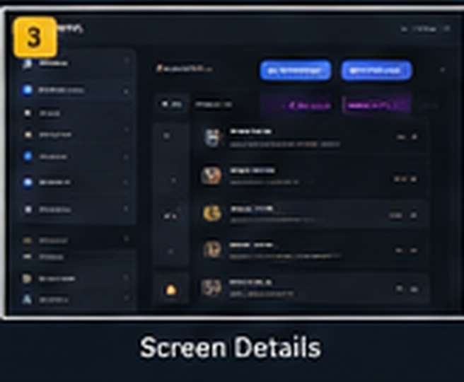 Nehas Digital Signage concept UI showing a single screen detail view