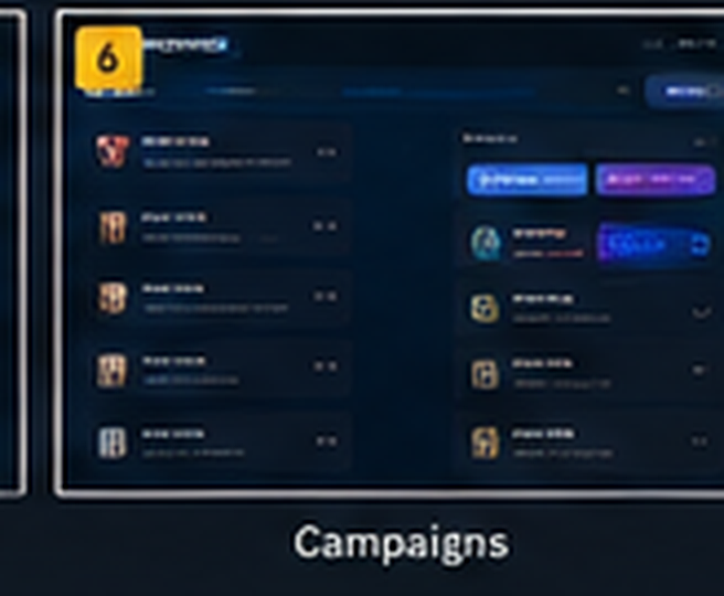 Nehas Digital Signage concept UI showing campaign management